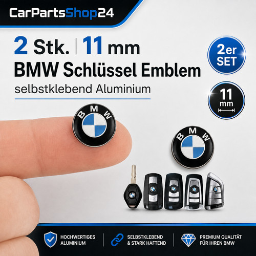 Bmw key emblem 11mm - emblem, logo