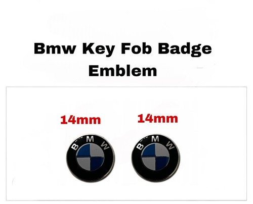 Bmw key fob badge 14mm - bmw,