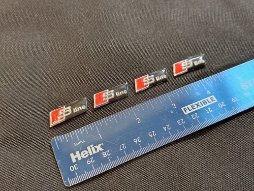 Aud1 line black - 4x, 25x5mm